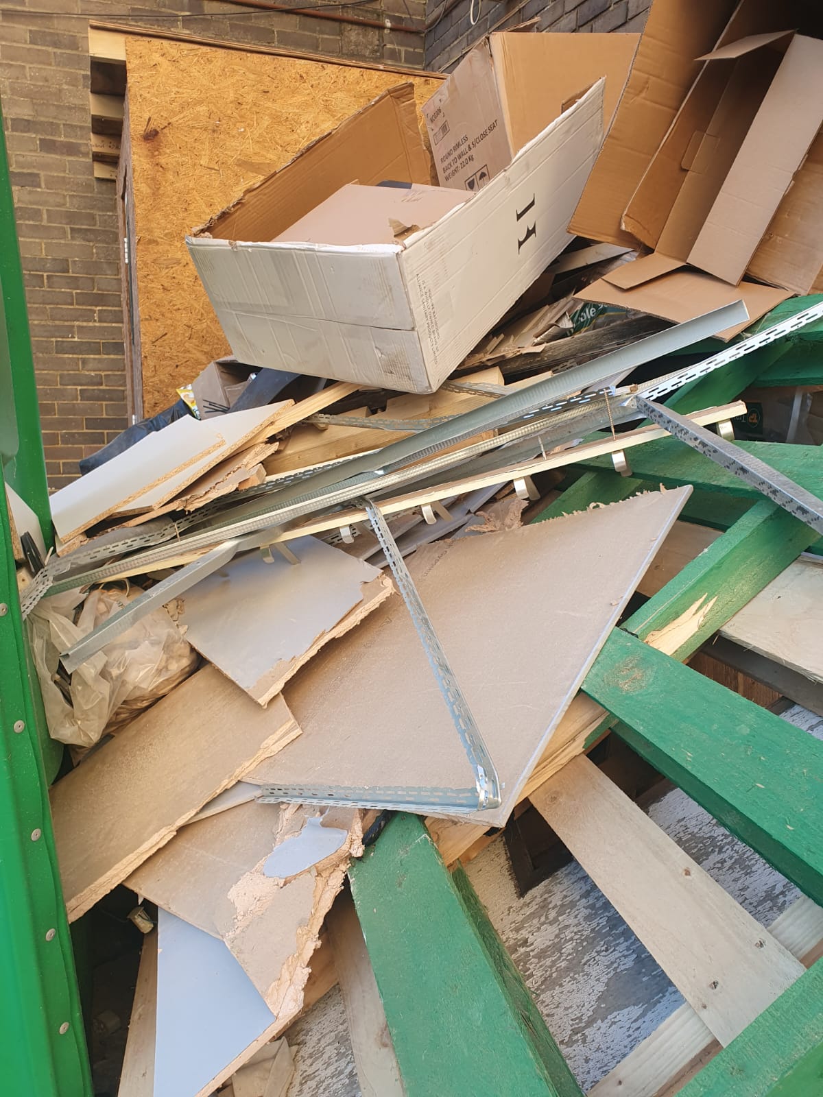 Renovation waste before - Hove