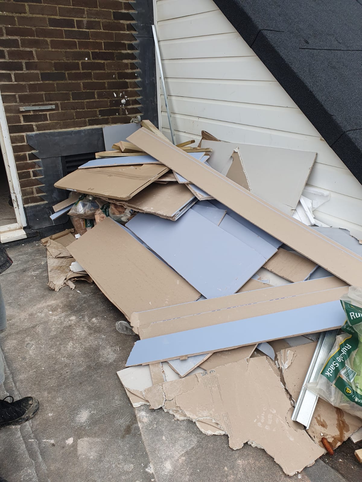 Shop refit waste before - Worthing